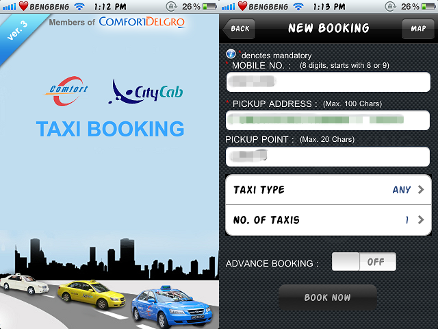  ... taking cabs..how many of you still make phonecalls for taxi booking