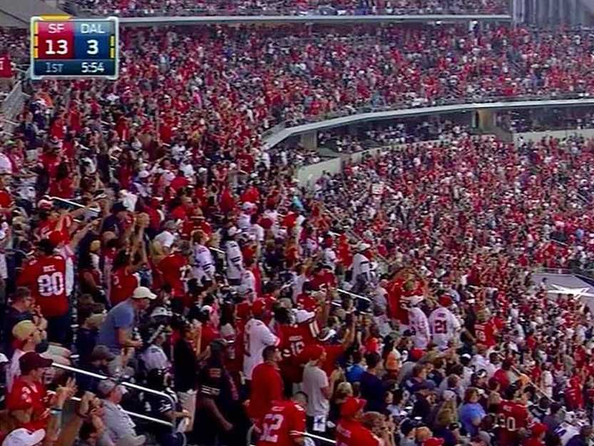 49ers-fans-took-over-the-cowboys-stadium