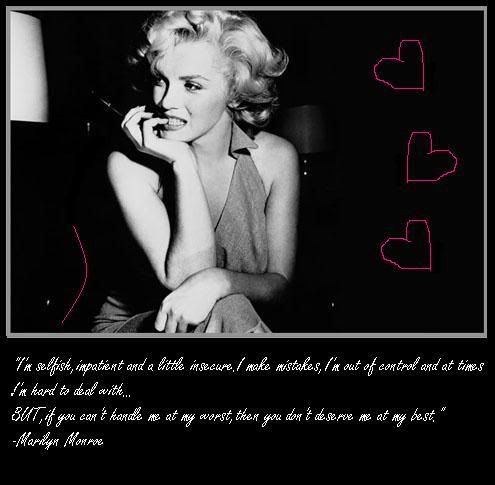 Marilyn Monroe, selfish, quotes,