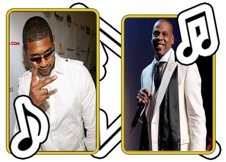 Usher and Jay-Z