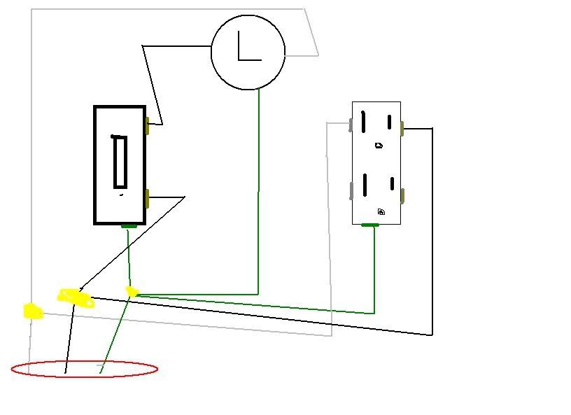 Adding the an outlet in the switch box - DoItYourself.com Community Forums