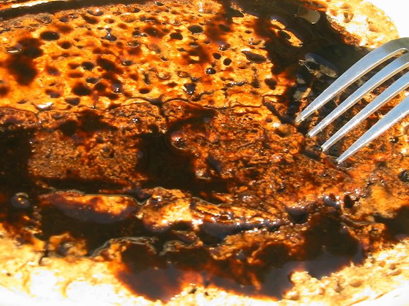 buckwheat pancakes with molasses