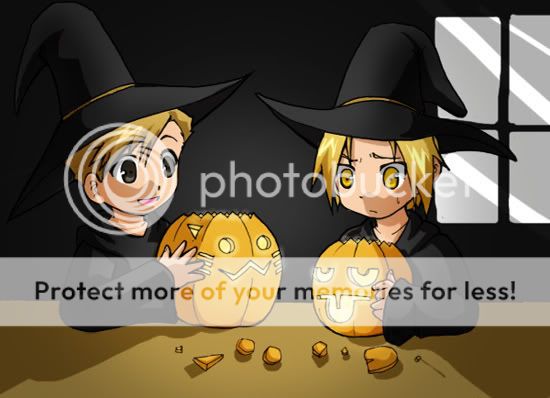 Young Elric Brothers Jack-O-Lanturn