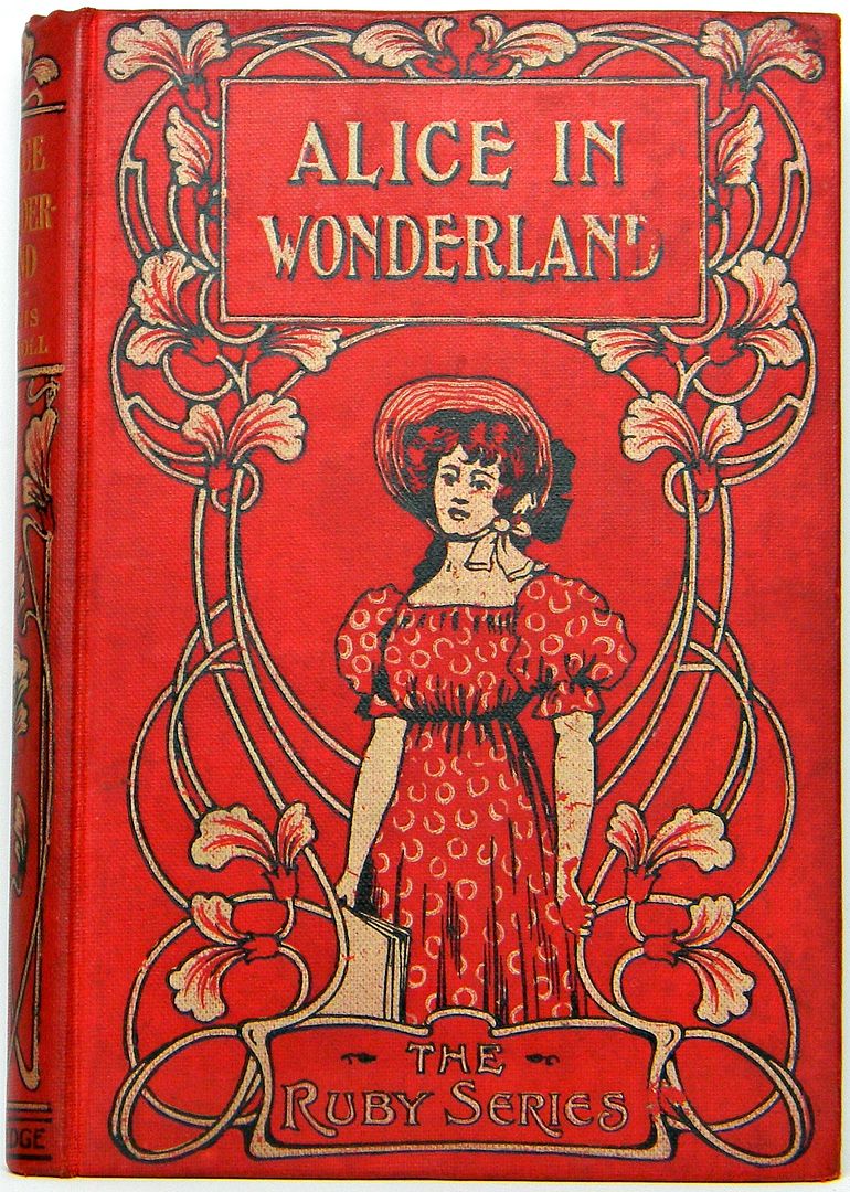 ALICE IN WONDERLAND Antique FIRST EDITION Alice's RARE Adventures LEWIS ...
