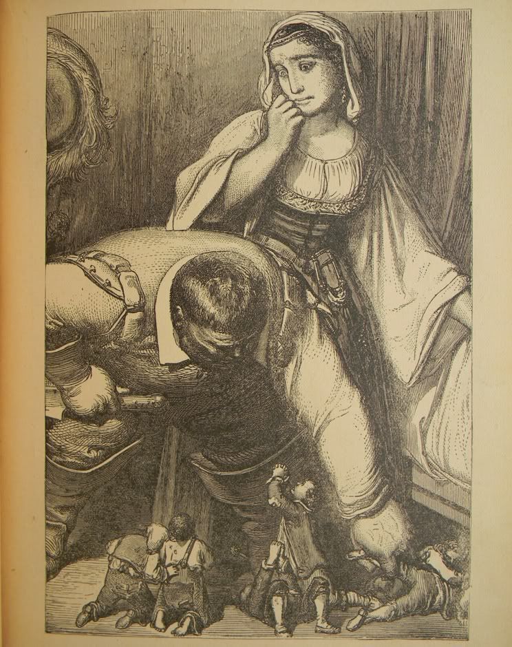 1887 CINDERELLA Antique GUSTAVE DORE Book RARE Bears SLEEPING BEAUTY 