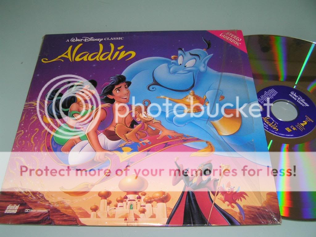 ALADDIN   Walt Disney LASERDISC LD Robin Williams, 1992  