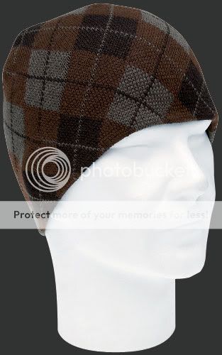 NEW BEANIE,SKULL, HAT, ARGYLE BROWN BLACK GREY ONE SIZE  