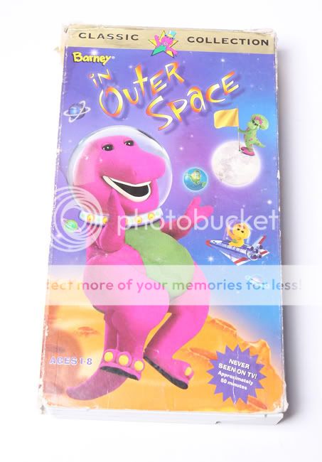 BARNEY IN OUTER SPACE CALSSIC COLLECTION VHS TAPE  