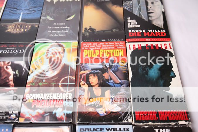 HUGE MIX LOT OF ACTION AND FAMILY VHS MOVIES  